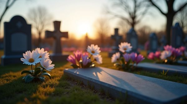 Fleurs artificielles pour cimetière : résistantes et élégantes pour honorer vos proches
