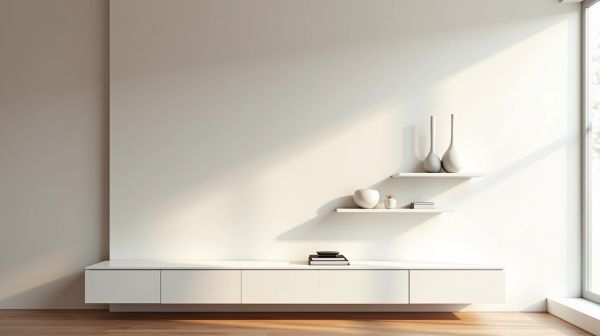 Optimiser votre espace avec un meuble sous pente sur mesure blanc